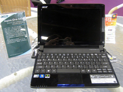 Acer Aspire One 532G на Computex 2010